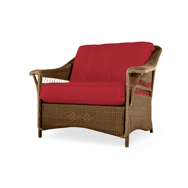 Nantucket Outdoor Lounge Chair, Decorline Natural, Bark