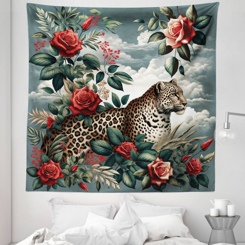 Tapisserie en microfibre, H 88 po x l 88 po