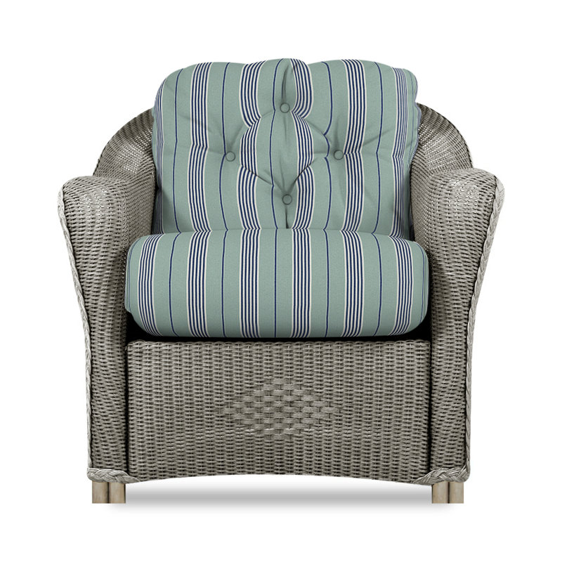 Reflections Outdoor Lounge Chair, Hansen Seaglass, Denim Blue