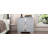 Lorne Classic 2-Drawer Nightstand With Mirrored Accents And Metal Feet