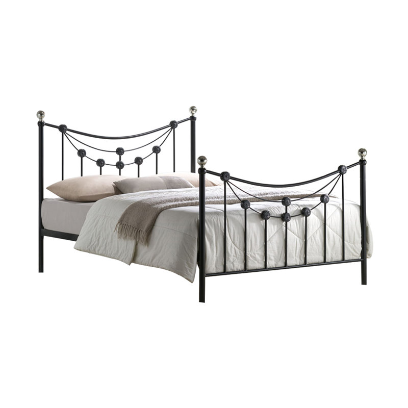 Solid Wood Bed, Double (4'6)