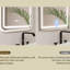 Miroir de salle de bain DEL Smart Led