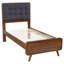 Ensemble de chambre à coucher simple 4 pièces Robyn Noyer foncé-123629133-123629134