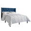 Classic Upholstered Bed with 2 Nightstands In Velvet-1627488837-1627488890