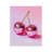 Pink Disco Cherries Wall Plaque, design by Creative Studio