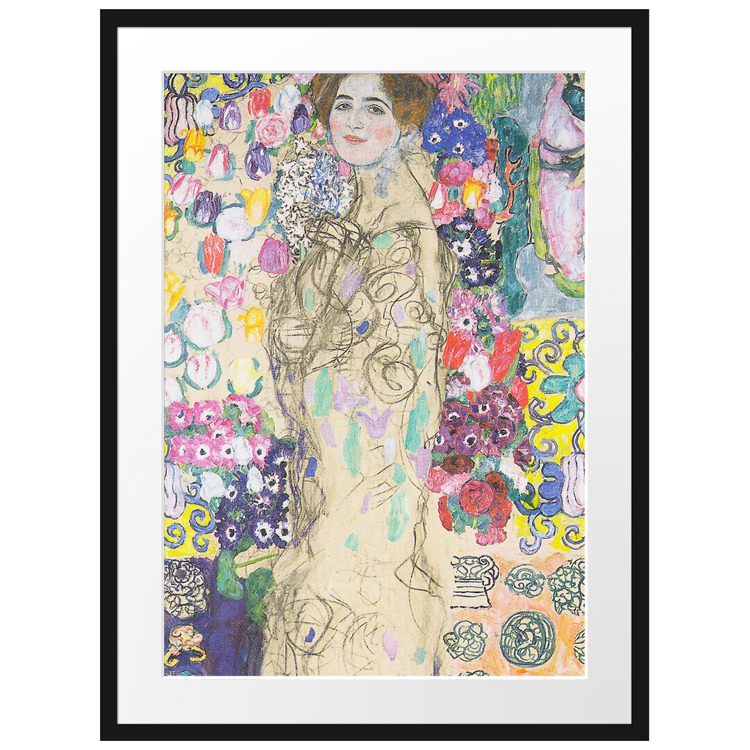 Gerahmter Kunstdruck Ria Munk III von Gustav Klimt