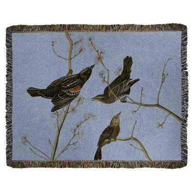 Jeté en coton John James Audubon