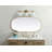 Bertin Metal Oval Wall Mirror-945914914-945914938