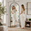 Miroir de plancher surdimensionné avec support et miroir mural-34973748-45875827