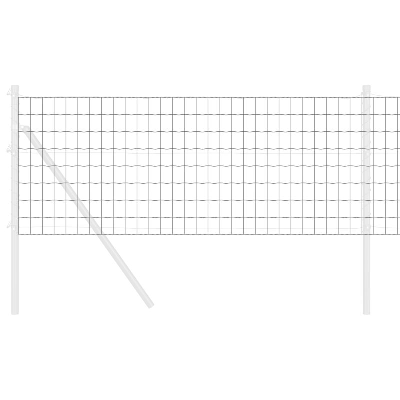 Steel Border Fencing, 40 x 1000 x 0.2 cm