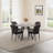Siefert 35.4'' Round Dining Table Set, Kitchen Dining Table and 4 Dining Chairs-88629379-89176612