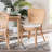 Chaitan Rattan Parsons Chair in Brown