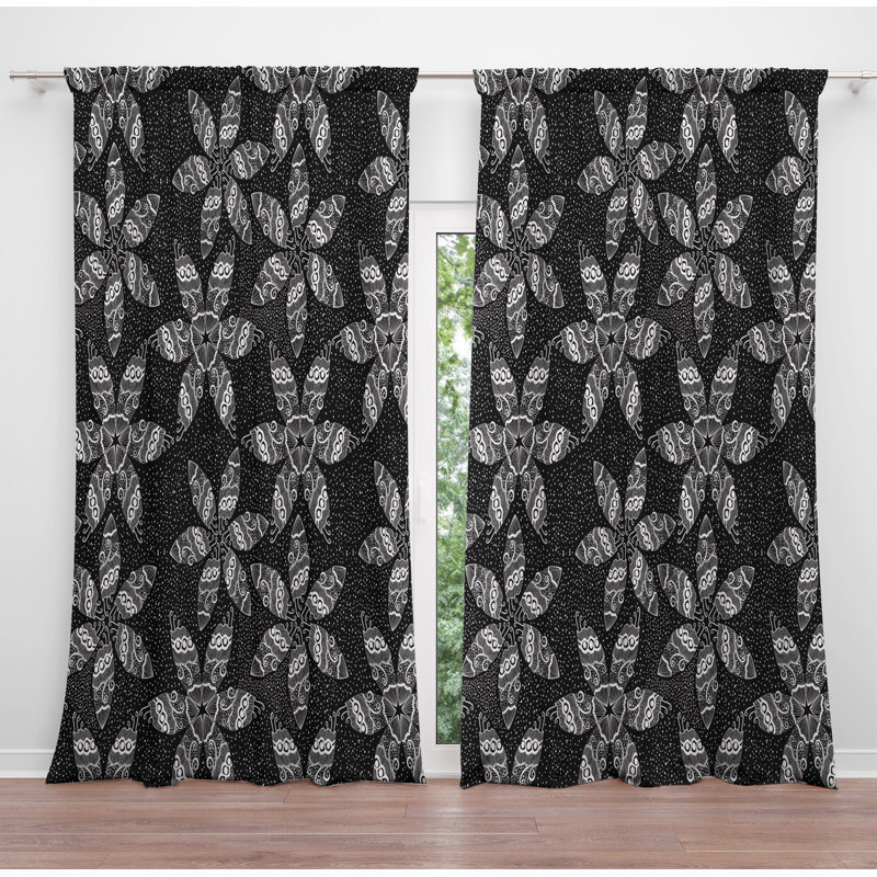 Paire de rideaux obscurcissant en polyester Narrowsburg, L 20 po x L 52 po