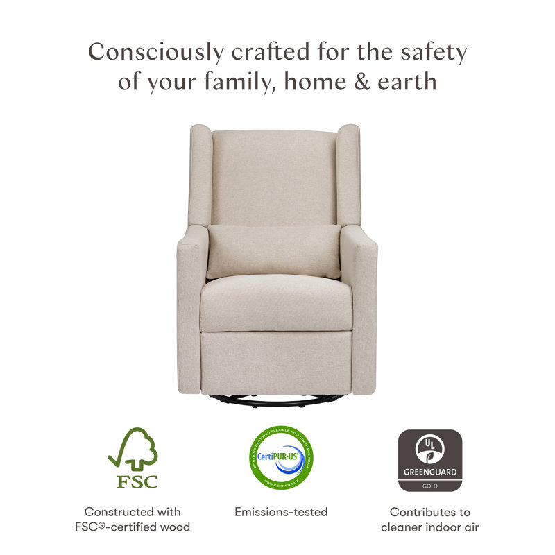 Kiwi Recliner and Swivel Glider, Performance Beach Eco-Weave