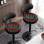 Couvre-tabouret de bar rétro extensible 