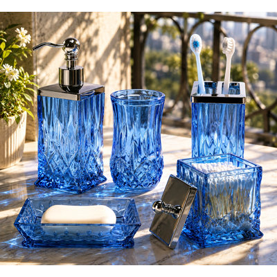 Blue Bathroom Accessories