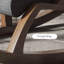 Chaise berçante en bois massif-99142997