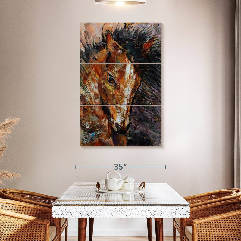 Brampt Colt Horse, 50" H x 32" W