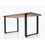 Table basse rustique en bois massif, 101,6 cm x 54,1 cm, couleur noyer, pour salon, 99 cm de longueur, finition
