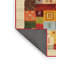 Tapis beige/vert/rouge contemporain-2000682722