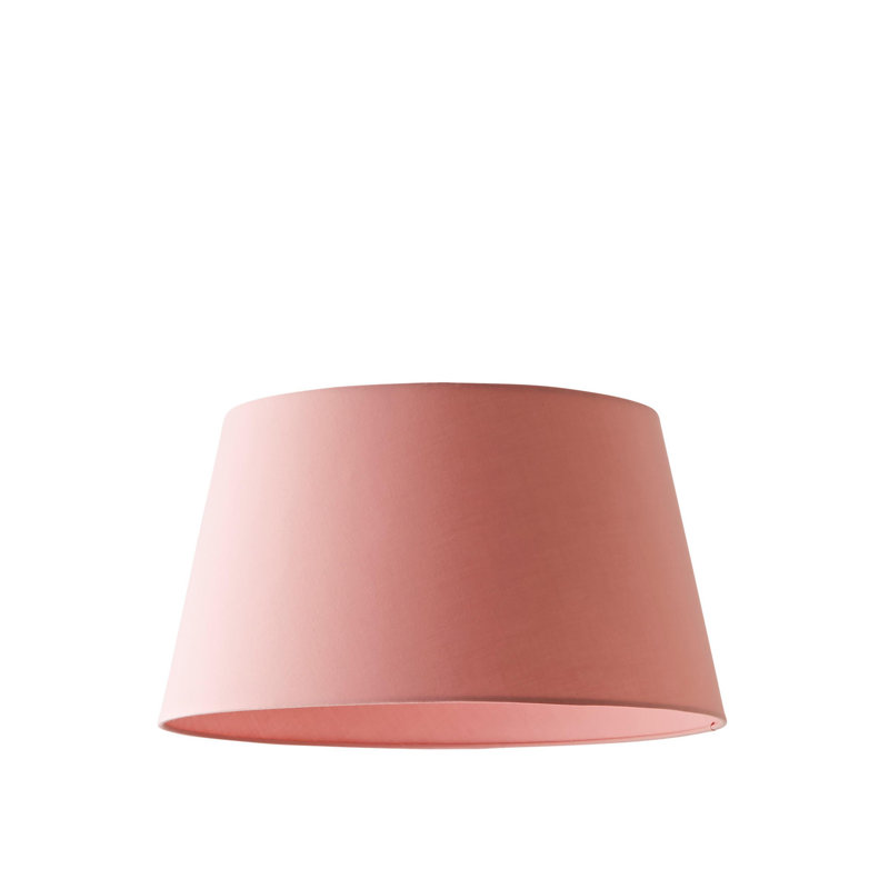 Syaira Cotton Cone Lamp Shade ( Slip-On ), 26cm H x 46cm W x 46cm D, Pink