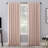 Faux Dupioni Silk Thermal Extreme 100% Blackout Back Tab Curtain Panel-42904621-42905046
