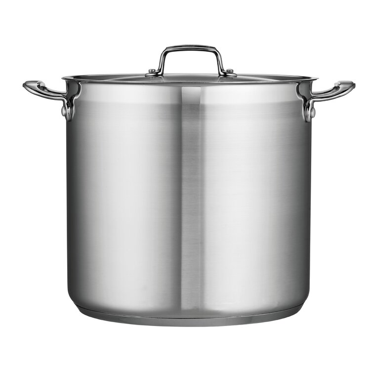 Tramontina Gourmet 24-Quart Covered Stainless Steel Stock Pot