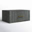 Nantucket Zumbrota Gray Wood Nightstand
