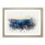 Half Dome Falls in Abstract - Picture Frame Graphic Art Print-55737986-55737987