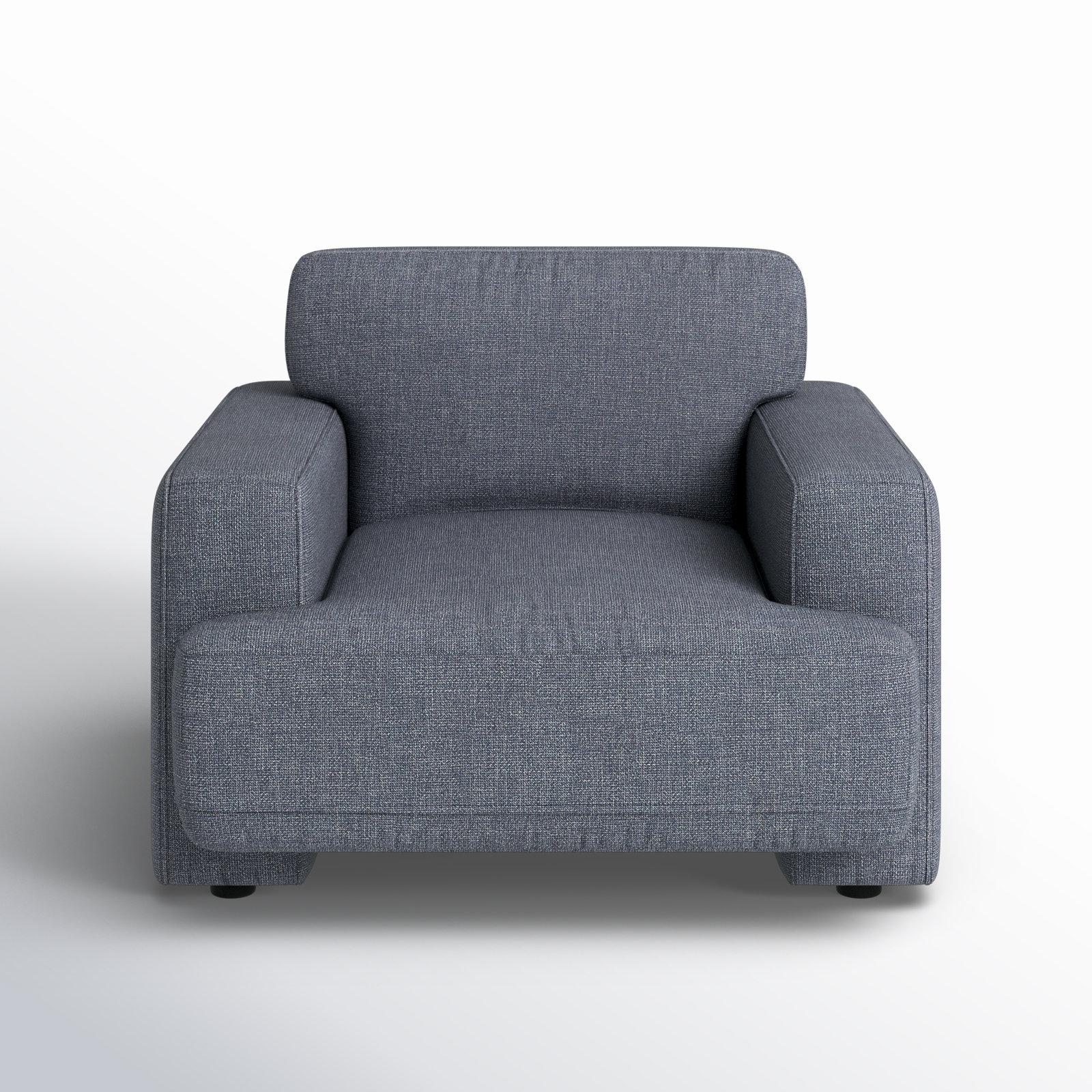 Ives Linen Armchair, Luna Charcoal