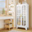 Armoire de cuisine autoportante avec portes en verre acrylique George-1616033480