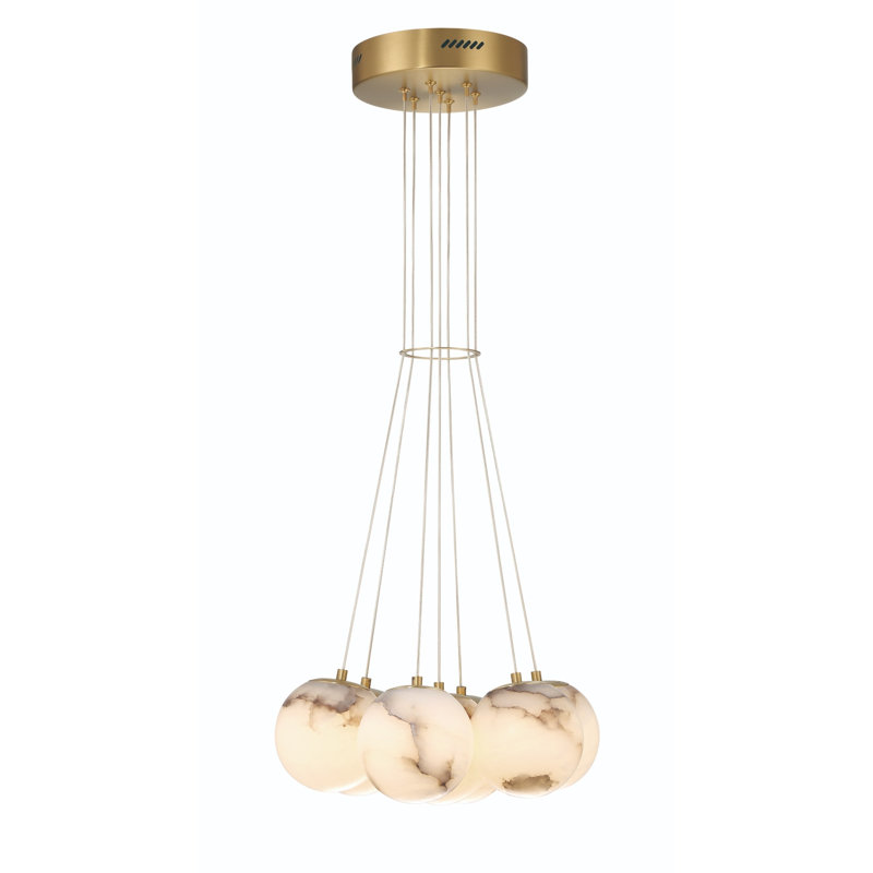 Luminaire suspendu 7 lumières DEL Kepler