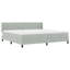 Lit avec sommier tapissier Vidaxl 39,4 x 78,7 po en velours noir-163323014-163323068