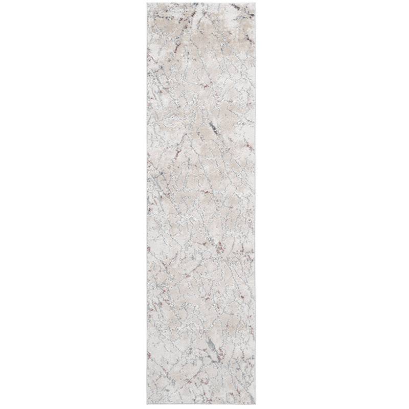 Tapis de couloir multicolore / contemporain 2X8