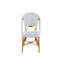 Blue Solid Wood Dining Chair
