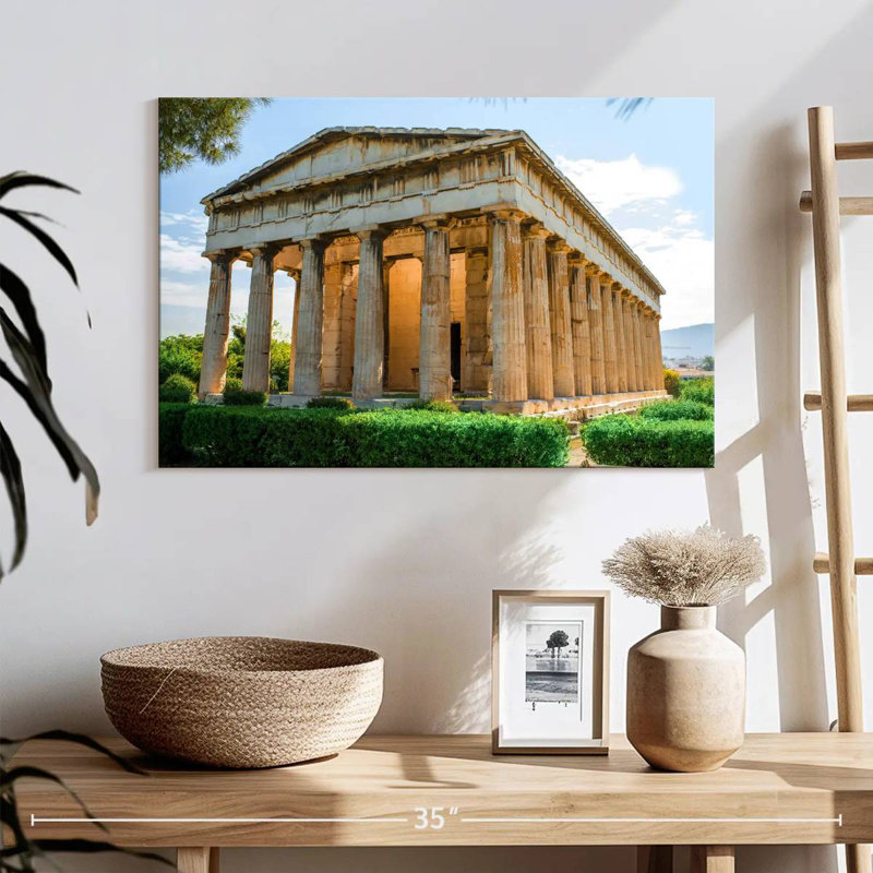 Temple Of Hephaestus, 20" H x 30" W