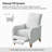 Terren 3-Piece Farmhouse Living Room Set with Solid Wood Spindle Legs-972269465