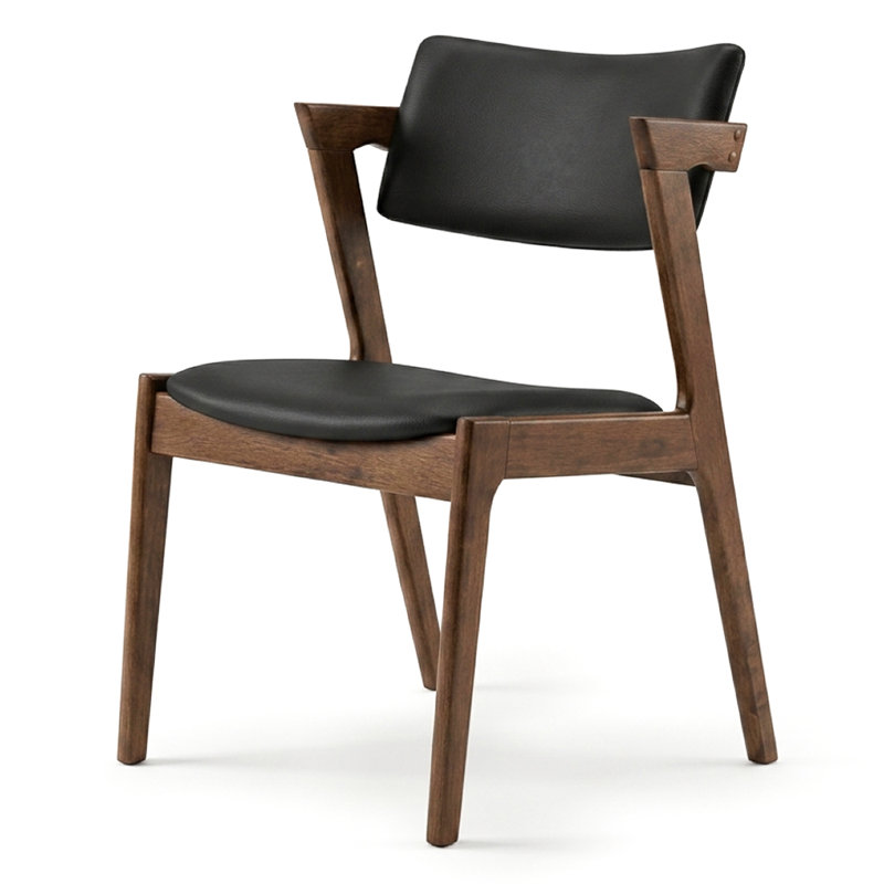 Breauna 17.5'' H Faux Leather Upholstered Parsons Chair