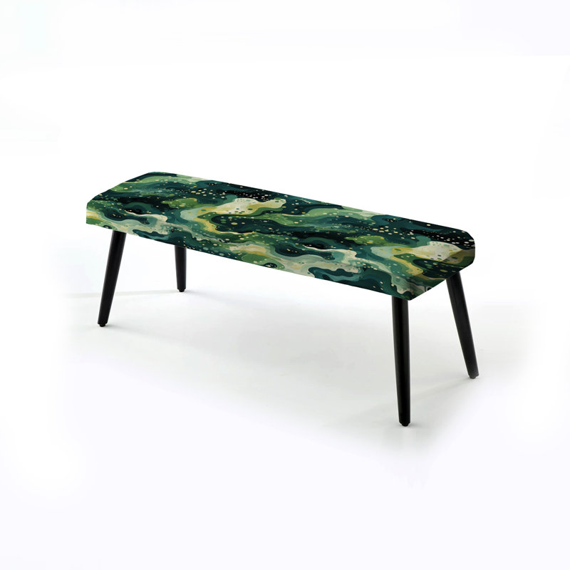 Banc rembourré vert camouflage vert Aura Camouflage