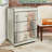 Wymore 3 - Drawer Mirrored Accent Chest in Clear Mirror