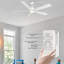 60" 5 - Blade LED Smart Ceiling Fan with Light Kit-1120229712-1120229715