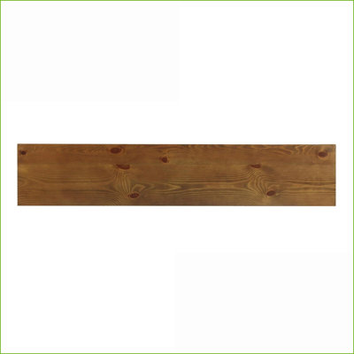 Classic Oak Console Table with Bottom Shelf - Stable Tapered Legs for Living Room Storage