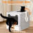 Stainless Steel Enclosed Cat Litter Box With Lid Top Entry Exit Metal Covered Litter Box Leak Proof & Pull Tray Odorless Easy To Clean Including Cat Litter Scoop