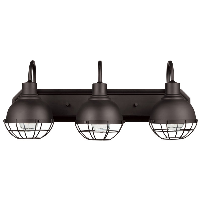 Dogra 3 - Light Dimmable Vanity Light, Bronze