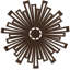 Décoration murale géométrique abstraite moderne géométrique Sunburst-124839484-124839487