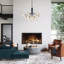 Lustre spoutnik en verre Narges