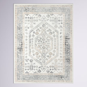 Mistana™ Edson Performance Ivory Rug & Reviews | Wayfair