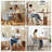 Upholstered Swivel Accent Chair Set of 2, Velvet Ergonomic Armchair for Living Room, Bedroom-731006426