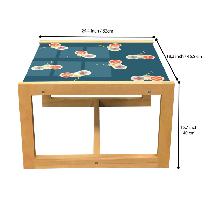 Jainie Sled Coffee Table, 62cm H x 46cm W x 40cm D
