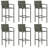Ondrasek Rectangular 6 - Person 140.5Cm Long Bistro Set